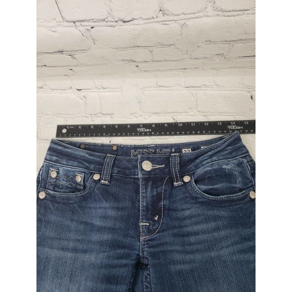 MISS ME Jeans SIZE‎ 27 Boot Cut JD1068B. Blue - Picture 12 of 16